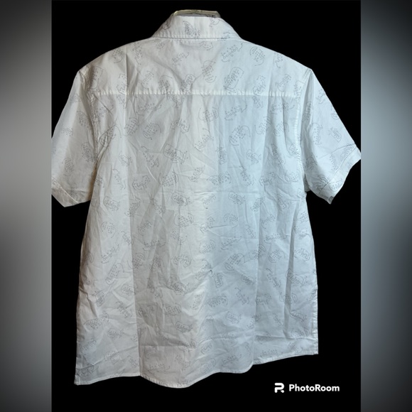 Denver Broncos NFL Darius Rucker Collection by Fanatics Woven Button-Up T-shirt - Picture 4 of 5